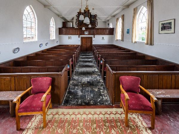 Interieur naar orgel